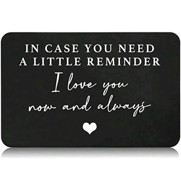 Sentimental Wallet Aluminum Alloy Card Insert - Picture 2 of 4